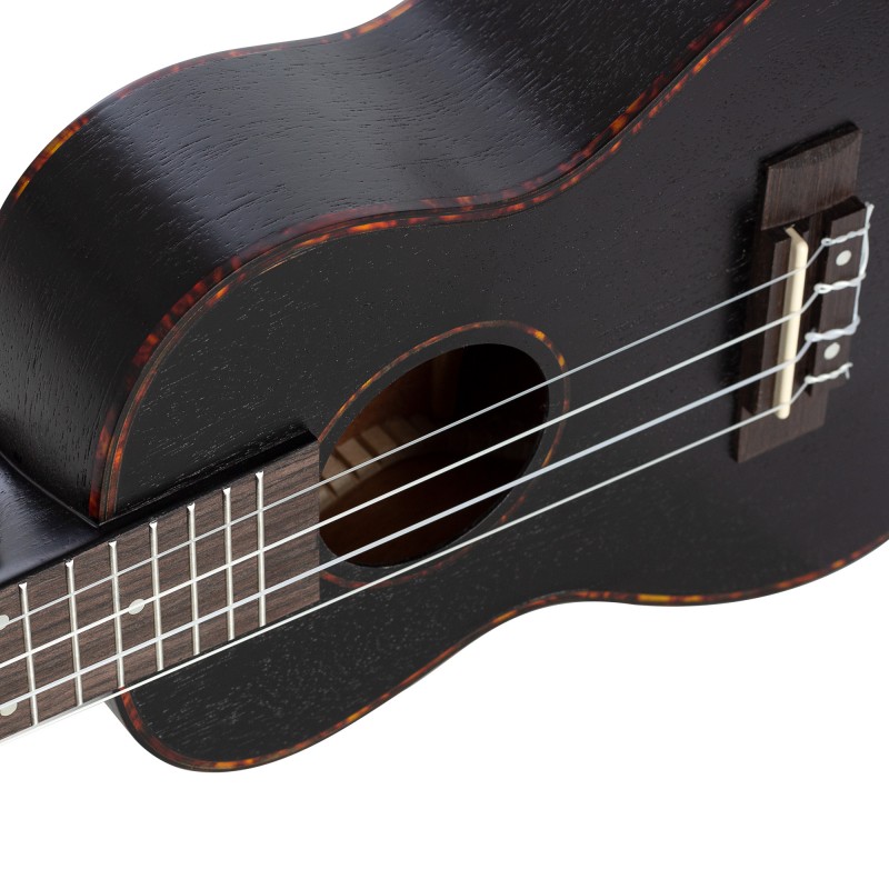 Cascha Concert Ukulele Mahogany Black Ukulele koncertowe - 9 - Ukulele - Cascha Concert Ukulele Mahogany Black to eleganckie uku