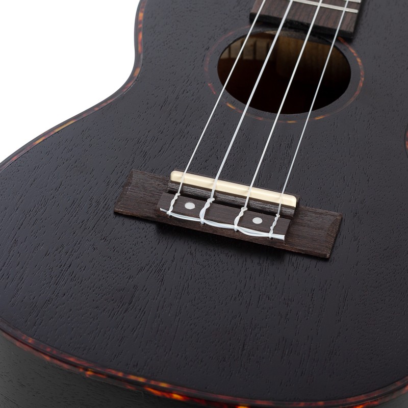 Cascha Concert Ukulele Mahogany Black Ukulele koncertowe - 10 - Ukulele - Cascha Concert Ukulele Mahogany Black to eleganckie uk