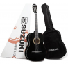 SUZUKI SCG-2 BLK gitara klasyczna 4/4 + pokrowiec - 1 - Gitary klasyczne - SUZUKI SCG-2 BLK to gitara klasyczna 4/4 w eleganckim