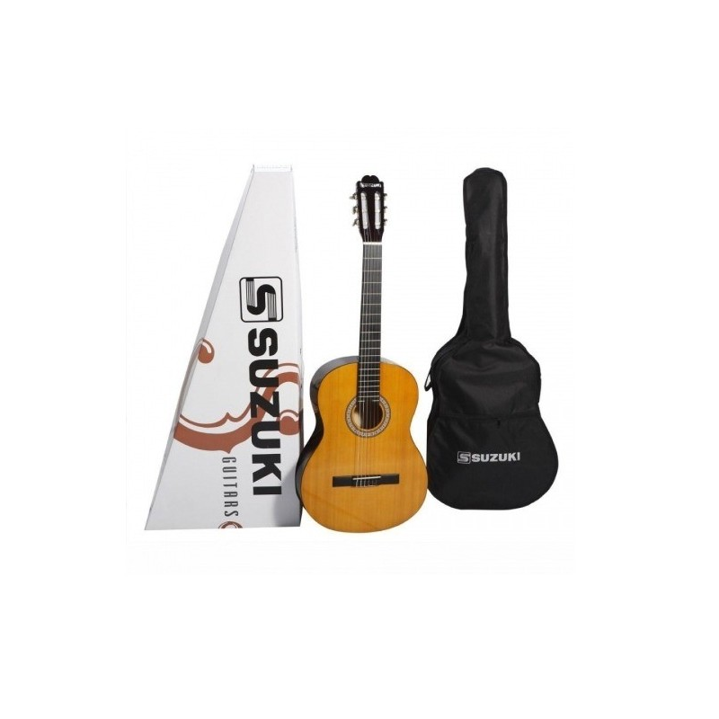 SUZUKI SCG-2 NT gitara klasyczna 4/4 + pokrowiec - 1 - Gitary klasyczne - SUZUKI SCG-2 NT to gitara klasyczna 4/4 w eleganckim c