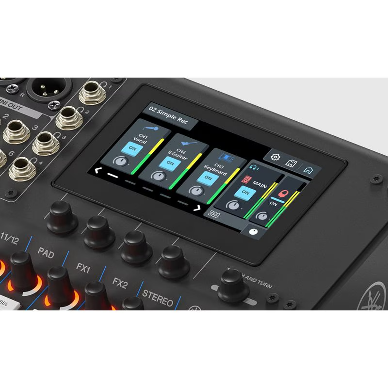 Yamaha MGX12, black Mikser cyfrowy - 8 - Miksery cyfrowe - Yamaha MGX12 Black to nowoczesny mikser cyfrowy z 12 kanałami, wysoką