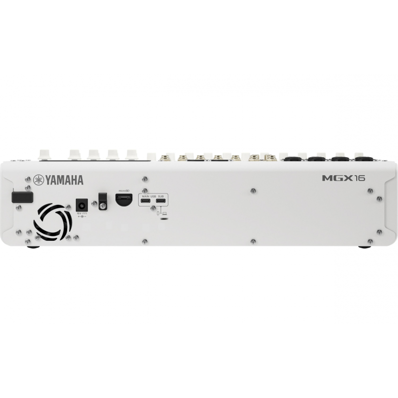 Yamaha MGX16, white Mikser cyfrowy - 4 - Miksery cyfrowe - Yamaha MGX16 White to zaawansowany mikser cyfrowy z 16 kanałami, wyso