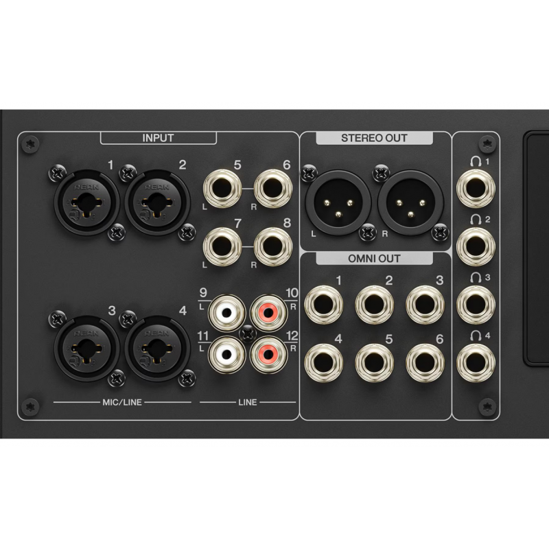 Yamaha MGX12V, black Mikser cyfrowy - 5 - Miksery cyfrowe - Yamaha MGX12V Black to 12-kanałowy mikser cyfrowy z fizycznymi suwak