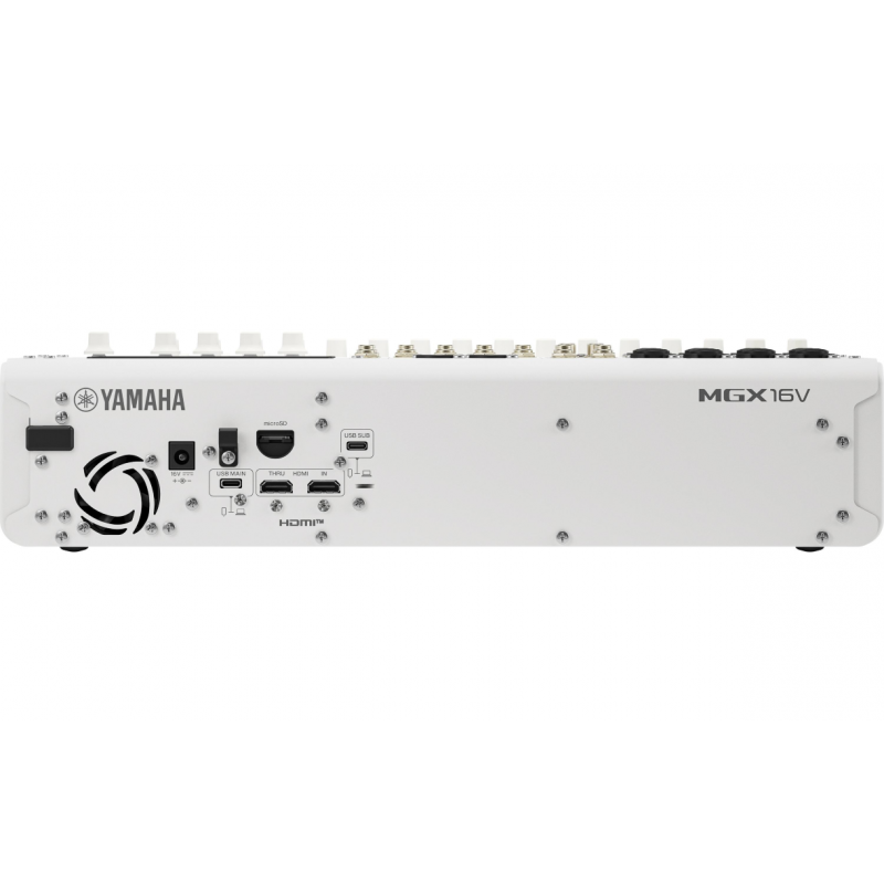 Yamaha MGX16V, white Mikser cyfrowy - 4 - Miksery cyfrowe - Yamaha MGX16V white to profesjonalny 16-kanałowy mikser cyfrowy z fi