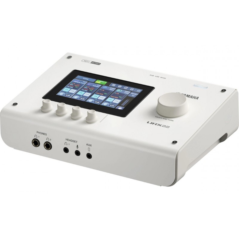 Yamaha URX22 WH Interfejs audio - 1 - Interfejsy audio - Yamaha URX22 WH to kompaktowy interfejs audio USB 2×2 w eleganckim biał