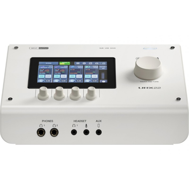 Yamaha URX22 WH Interfejs audio - 2 - Interfejsy audio - Yamaha URX22 WH to kompaktowy interfejs audio USB 2×2 w eleganckim biał