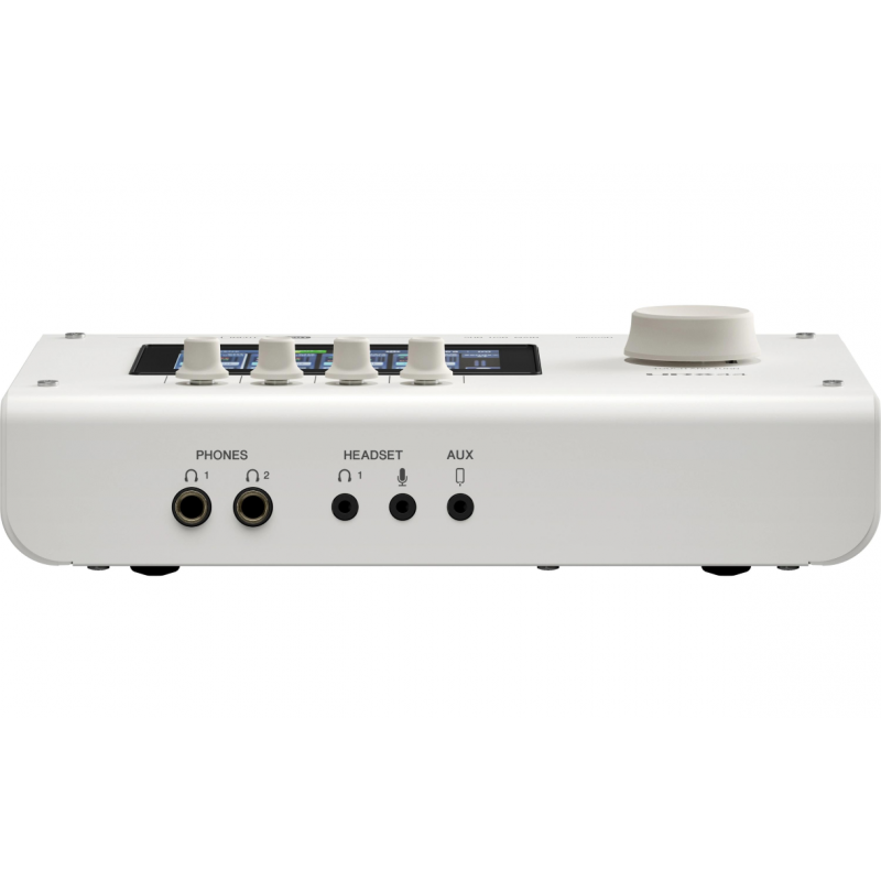 Yamaha URX44 BK Interfejs audio - 5 - Interfejsy audio - Yamaha URX44 WH to zaawansowany interfejs audio USB 4×4 w eleganckim bi