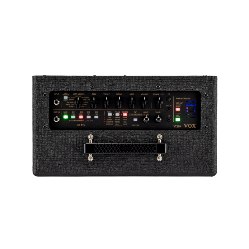 VOX VT20X Classic Blue Combo gitarowe 20W - 2 - Comba gitarowe - VOX VT20X Classic Blue to 20-watowy wzmacniacz gitarowy modelin