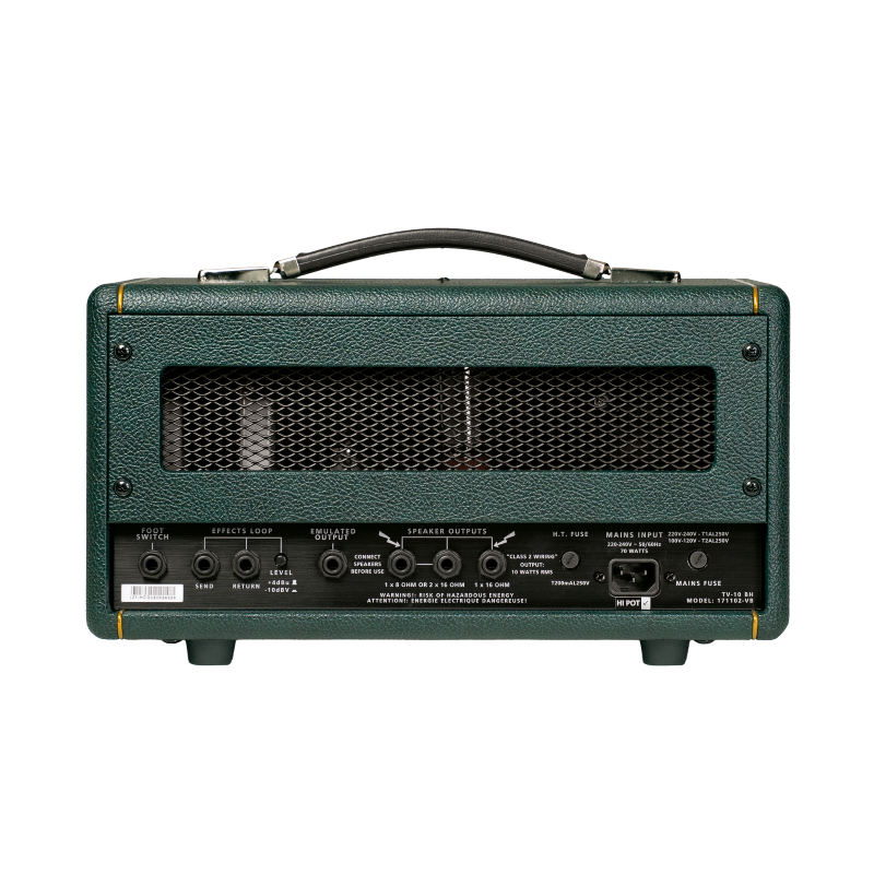 Blackstar TV-10 B EL34 Olive Głowa gitarowa - 3 - Głowy gitarowe - Blackstar TV-10 B EL34 Olive to lampowa głowa gitarowa z lamp