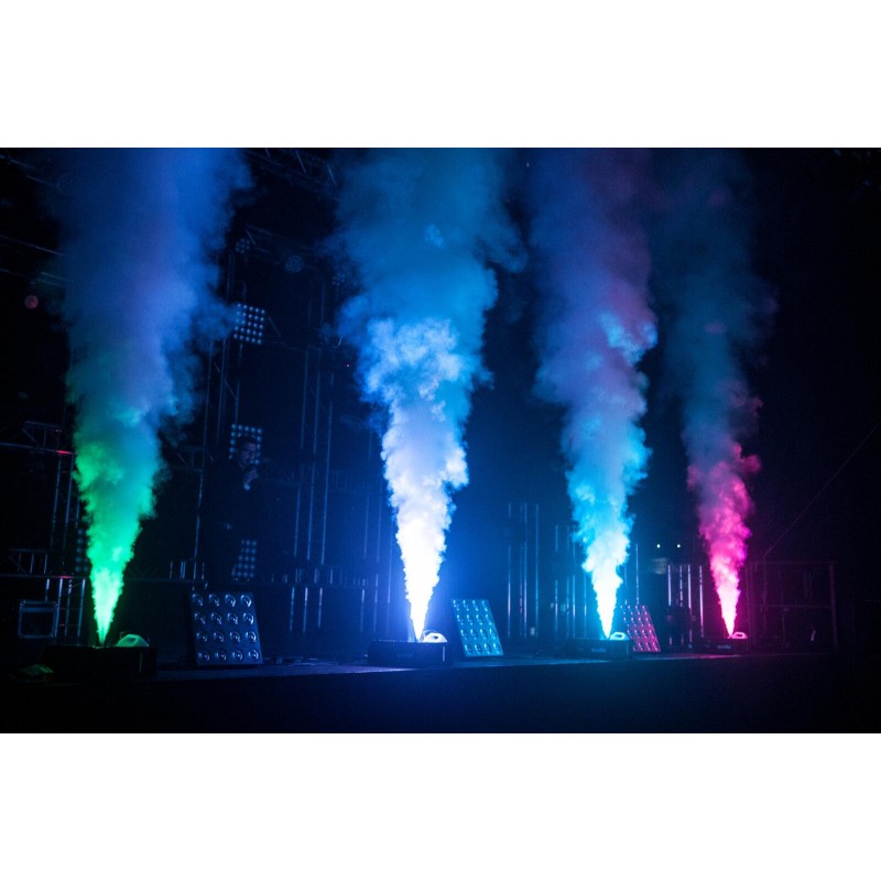 Eurolite NSF-350 LED - wytwornica dymu z efektem LED - 8 - Wytwornice dymu - Hybrydowa wytwornica mgły z wyjściem pionowym i int