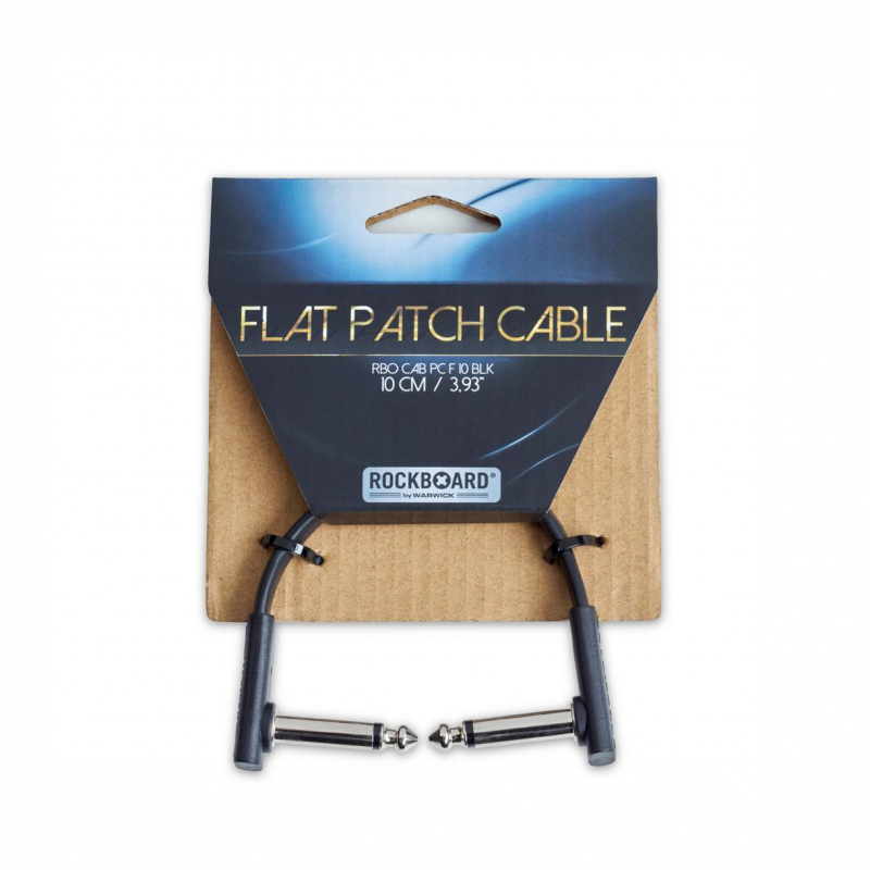 RockBoard Flat Patch Cable 10 cm / 3 15/16" kabel do efektów gitarowych - 3 - Kable gitarowe - 