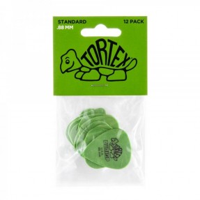 Dunlop Tortex Standard Green - zestaw kostek 12-pack