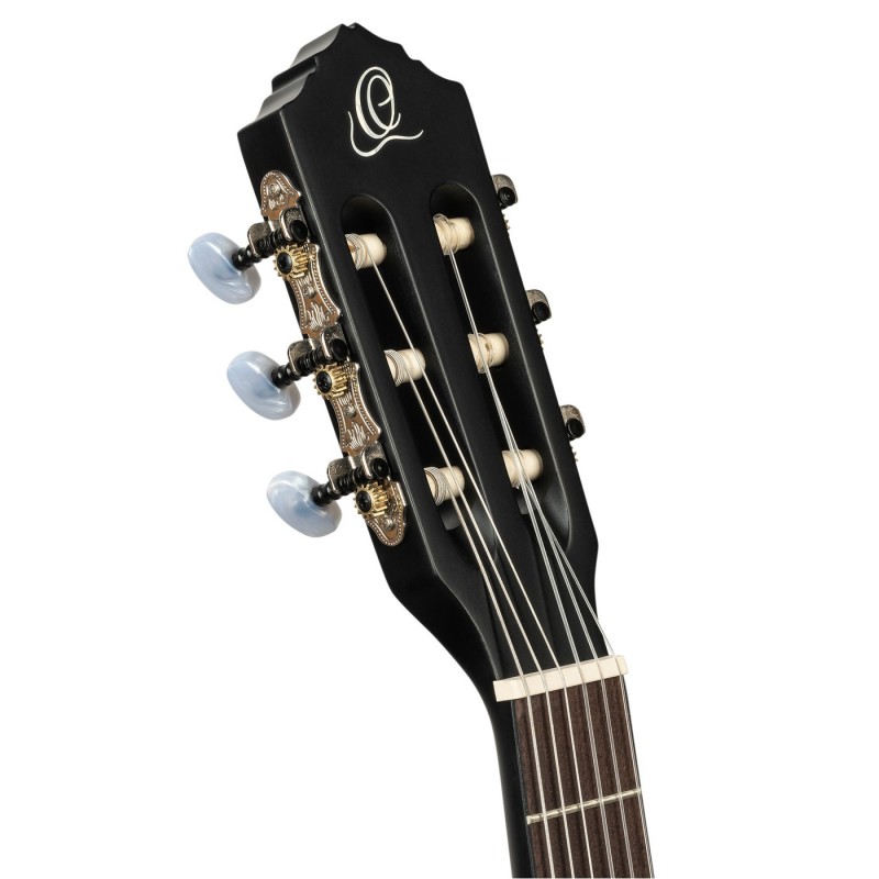 Ortega RCE125SBK-3/4 Family Series - Gitara elektroklasyczna 3/4 z pokrowcem