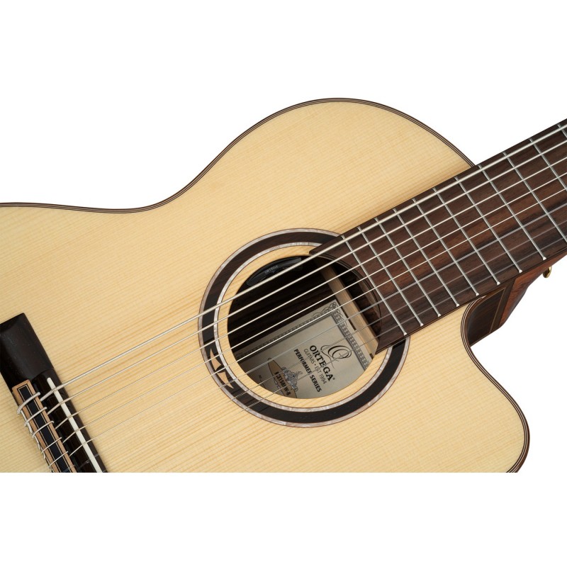 Ortega RCE158RW-8 Performer Series - Gitara elektroklasyczna 4/4 z pokrowcem