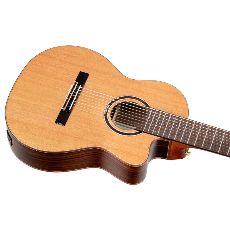 Ortega RCE159RW-8 Performer Series - Gitara elektroklasyczna 4/4 z pokrowcem
