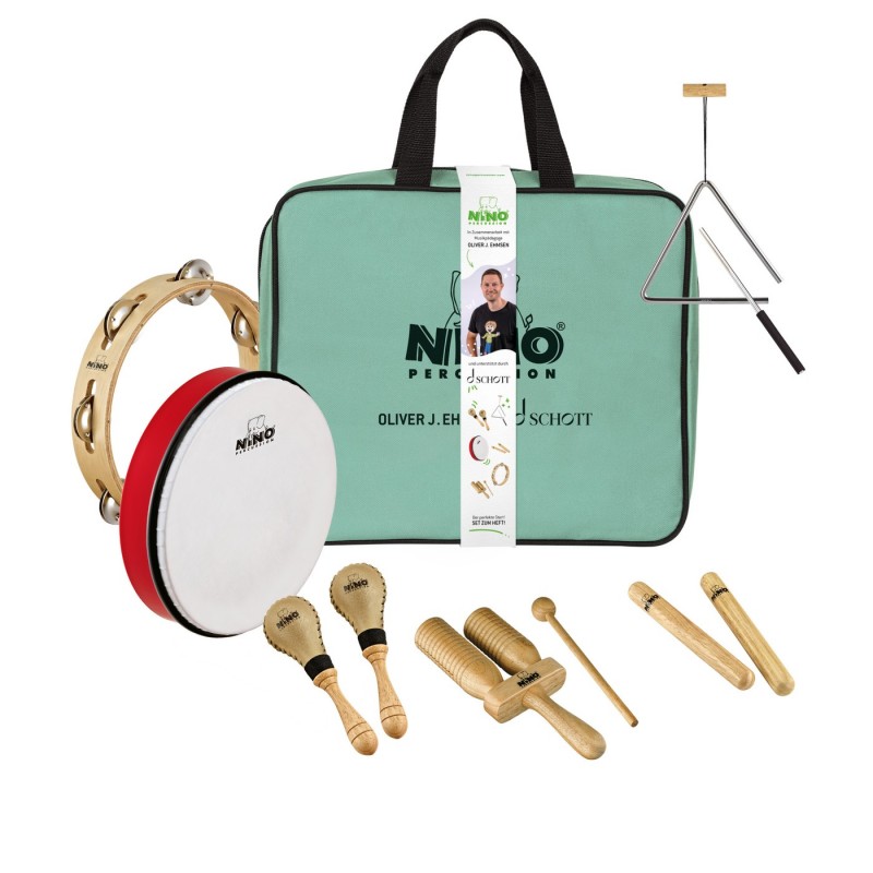 NINO Percussion NINOSET-SPS School Percussion Instrument Set - Zestaw przeszkadzajek
