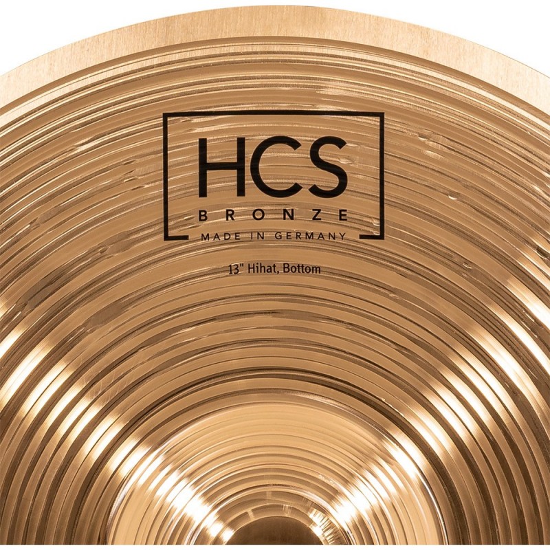 Meinl Cymbals HCSB13H Cymbals HCS Bronze Hihat 13" - Talerze perkusyjne Hihat