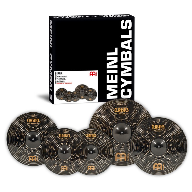 Meinl Cymbals CCD460+18 Classics Custom Dark Cymbal Set - Zestaw talerzy perkusyjnych