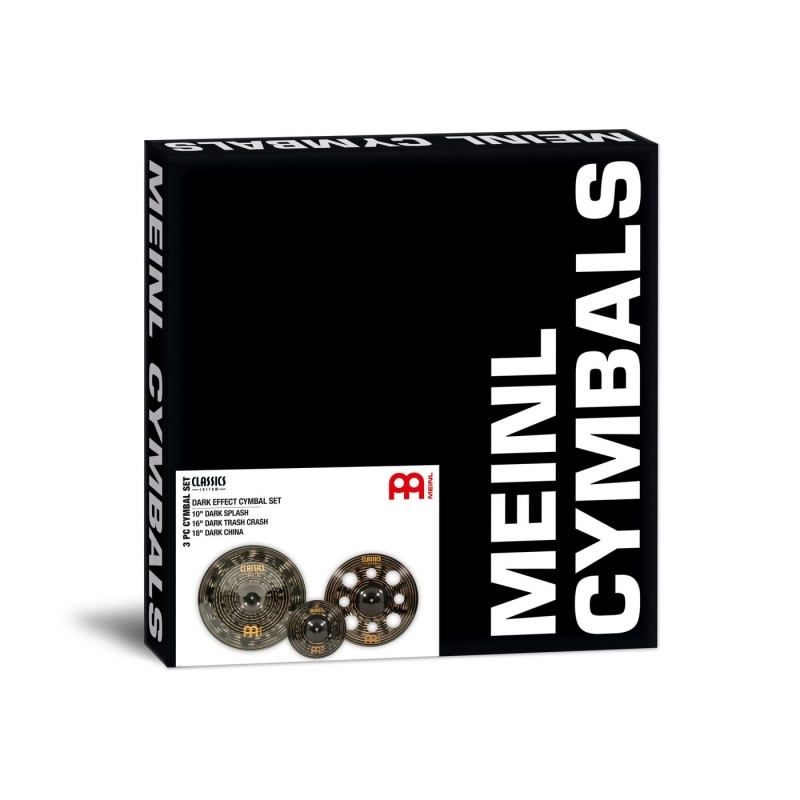 Meinl Cymbals CCD101618 Classics Custom Dark Set - Zestaw talerzy perkusyjnych