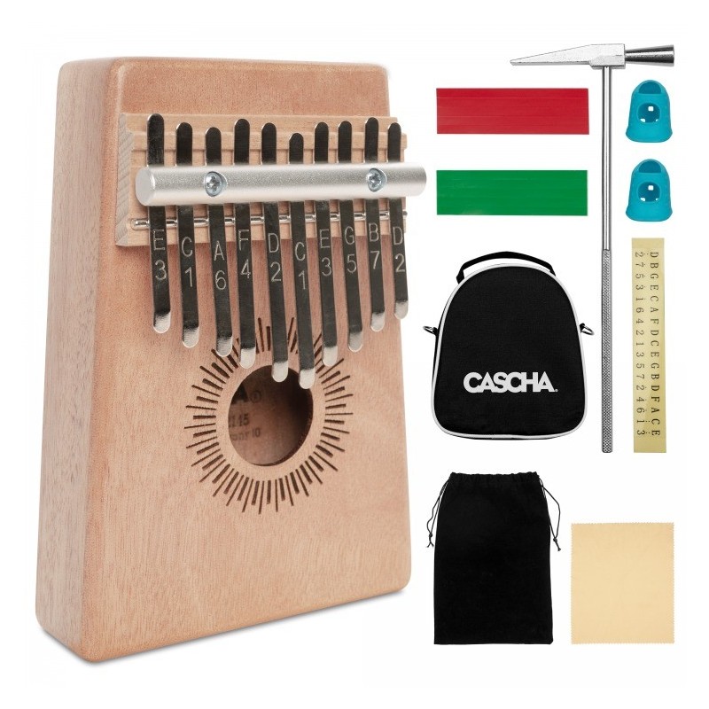Cascha Kalimba Mahagony 10 - Kalimba