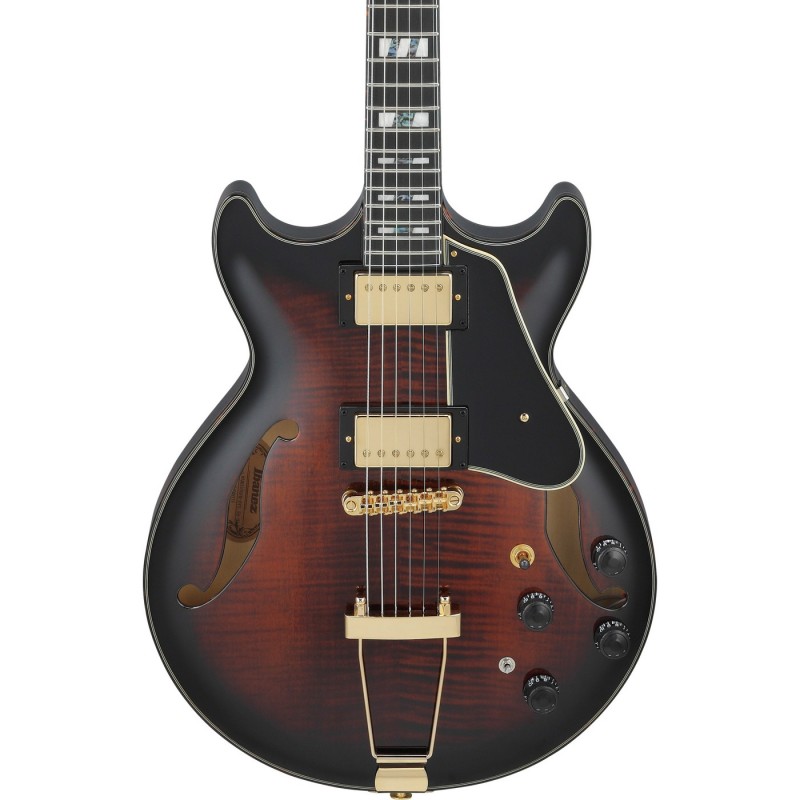 Ibanez AMH100FM-DVS Artstar Hollow Body - Gitara elektryczna z futerałem