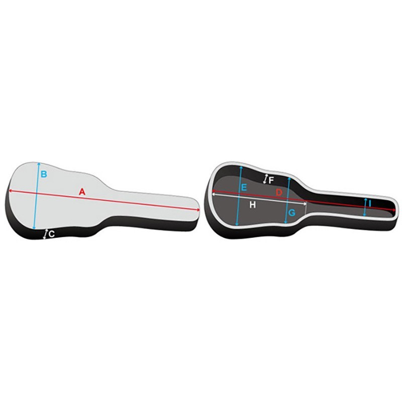 Ibanez IGAB2540-BK Powerpad - Pokrowiec na gitarę elektryczną i akustyczną