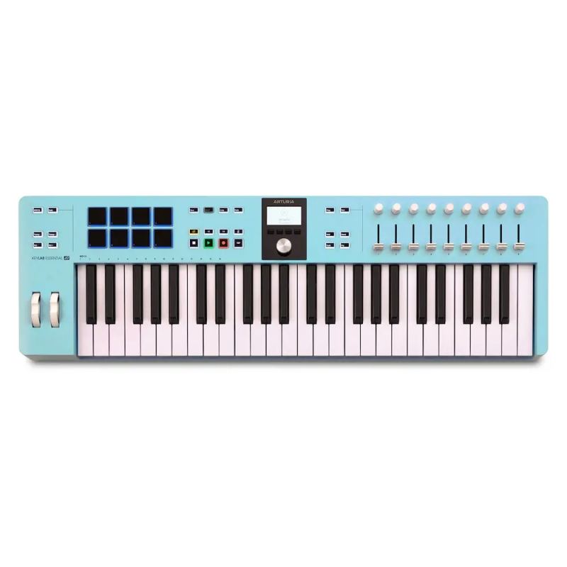 Arturia KeyLab Essential 49 mk3 Aquamarine - klawiatura MIDI - 1 - Klawiatury, Kontrolery MIDI - Klawiatura sterująca KeyLab Ess