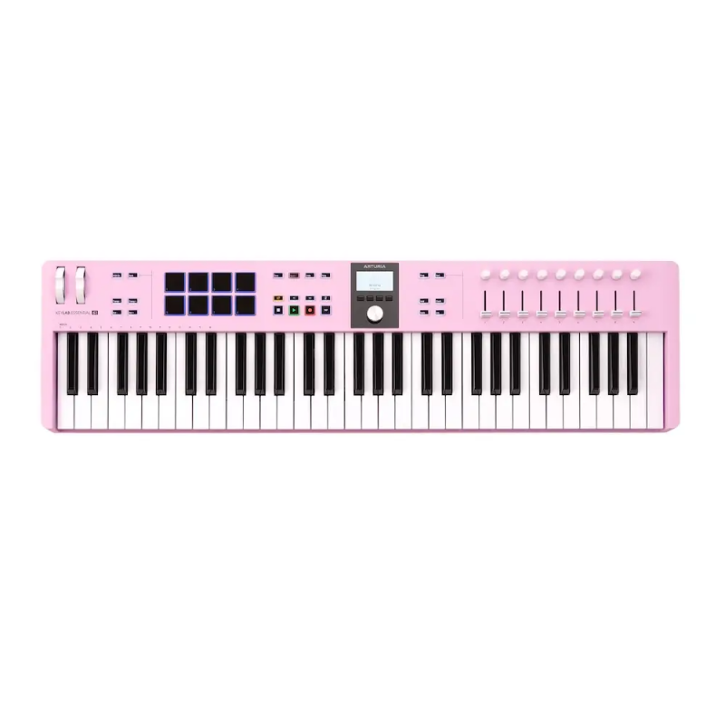 Arturia KeyLab Essential 61 mk3 Rose Quartz - klawiatura MIDI - 1 - Klawiatury, Kontrolery MIDI - Klawiatura sterująca KeyLab Es