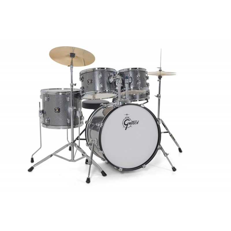 Gretsch GR801.032 Drumset Renegade Grey Sparkle Zestaw perkusyjny Perkusja akustyczna - 1 - Perkusje akustyczne - Perkusja akust
