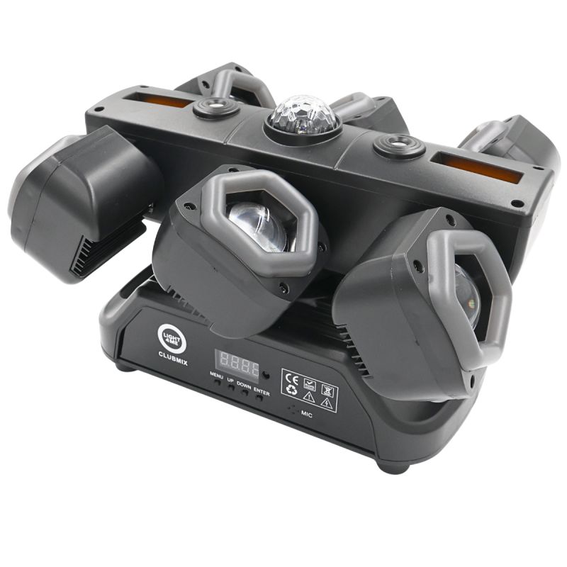 LIGHT4ME CLUBMIX ruchomy multiefekt oświetleniowy 6w1 LED DMX - 12 - Strona główna - LIGHT4ME CLUBMIX ruchomy multiefekt oświetl