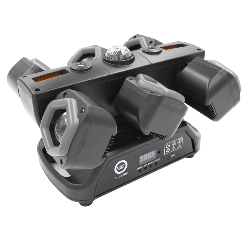 LIGHT4ME CLUBMIX ruchomy multiefekt oświetleniowy 6w1 LED DMX - 14 - Strona główna - LIGHT4ME CLUBMIX ruchomy multiefekt oświetl