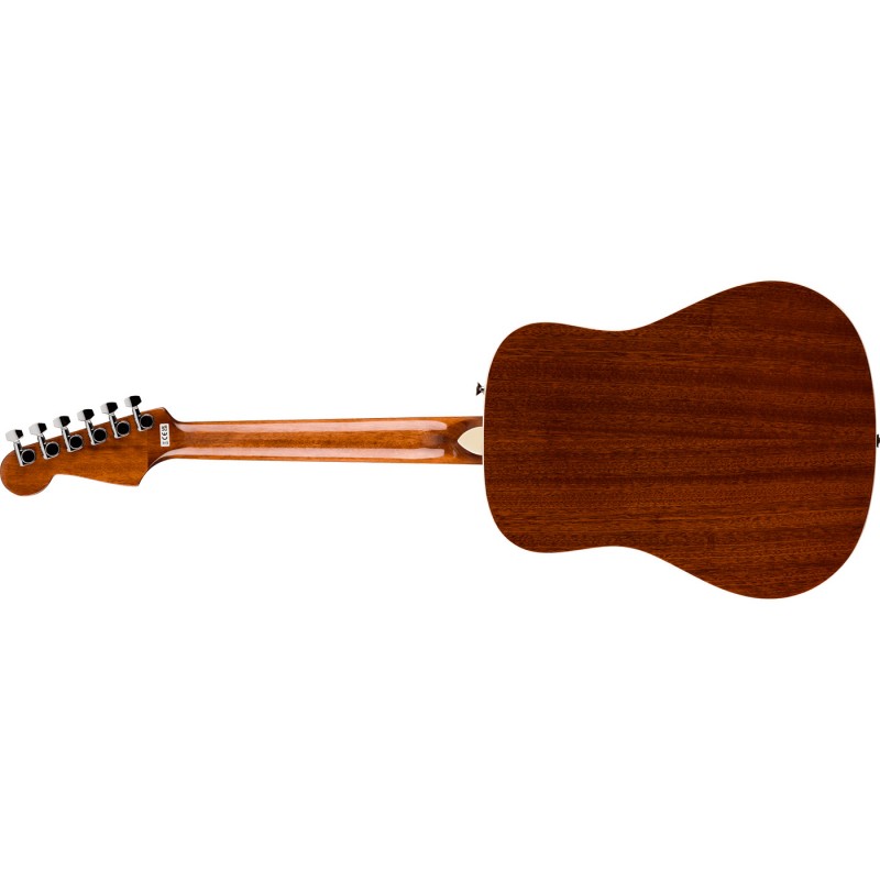 Fender California Standard Redondo Mini Natural Sapele - Gitara akustyczna z pokrowcem
