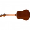 Fender California Standard Redondo Mini Natural Sapele - Gitara akustyczna z pokrowcem