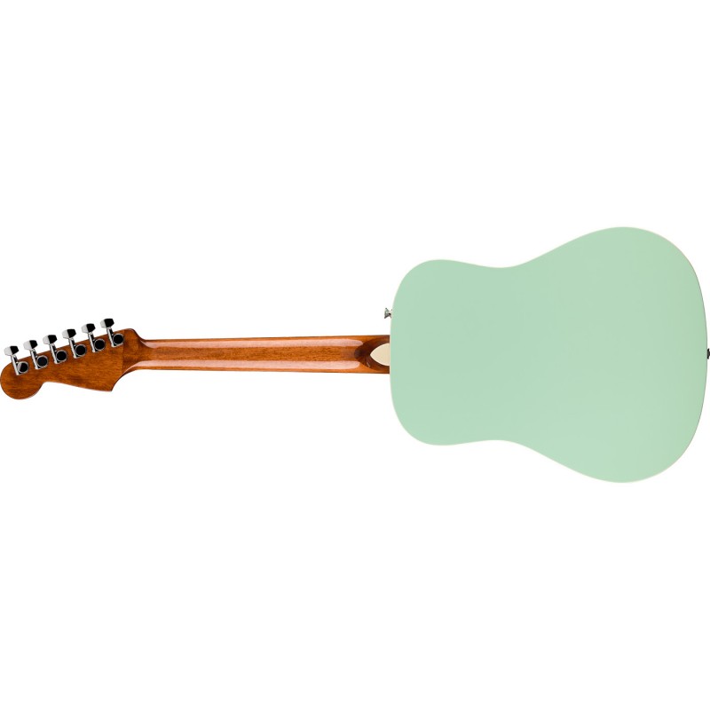 Fender California Standard Redondo Mini Surf Green - Gitara akustyczna z pokrowcem