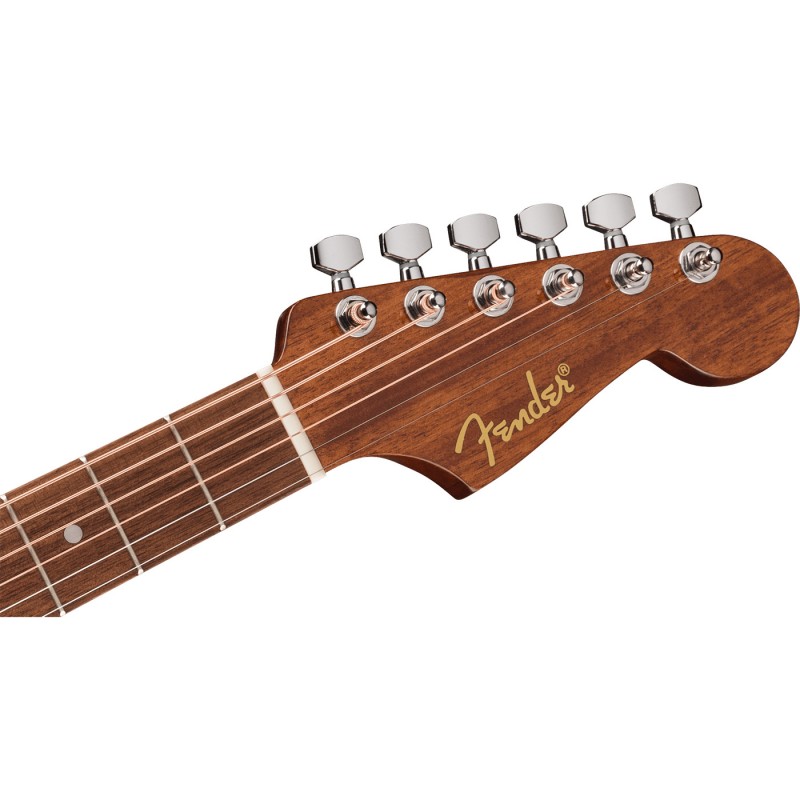 Fender California Standard Redondo Mini Fiesta Red - Gitara akustyczna z pokrowcem
