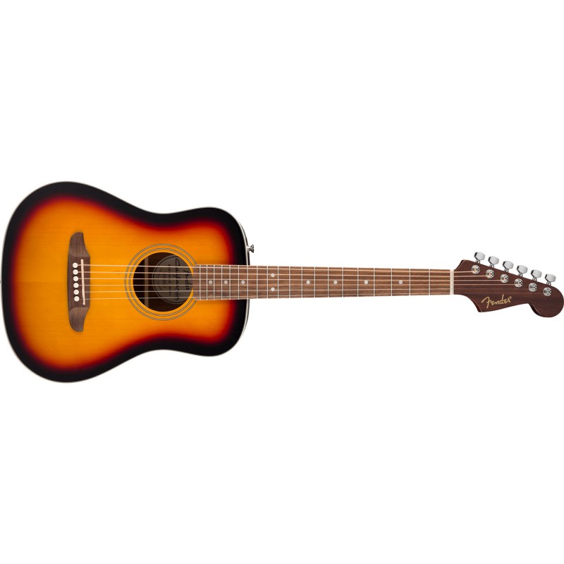 Fender California Standard Redondo Mini Sunburst - Gitara akustyczna z pokrowcem