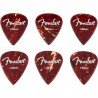 Fender Aero Acrylic Picks - Kostki do gitary 1.25mm 6 szt.
