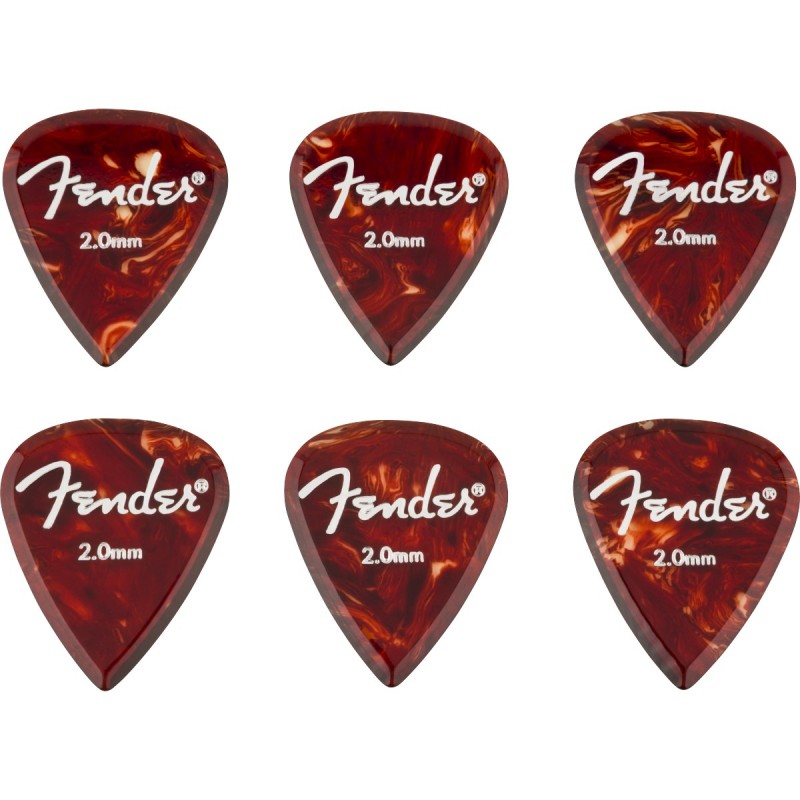 Fender Aero Acrylic Picks - Kostki do gitary 2.00mm 6 szt.