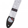 Fender x Hello Kitty White Poly Strap - Pasek do gitary
