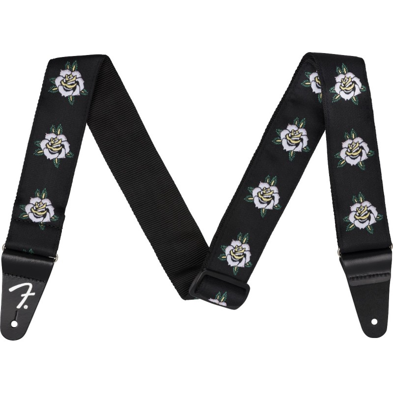 Fender 2" Rose Straps White - Pasek do gitary