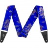 Fender Satin Dragon Straps Royal Blue - Pasek do gitary