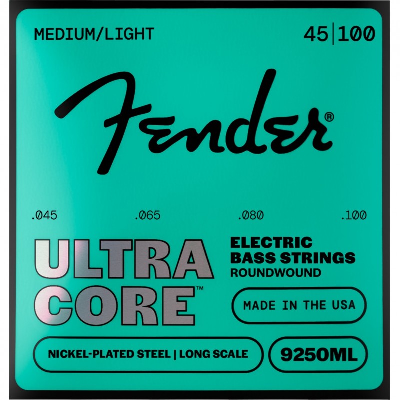 Fender UltraCore 9250ML Roundwound - Sruny do gitary basowej .045 - .100