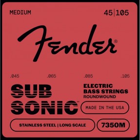 Fender SubSonic 7350M Stainless Roundwound - Sruny do gitary basowej .045 - .105