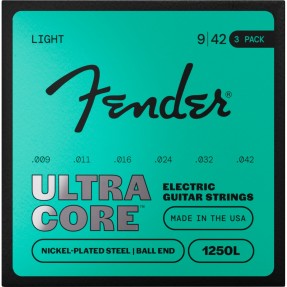 Fender UltraCore 1250L (3-Pack) - Sruny do gitary elektrycznej .009 - .042