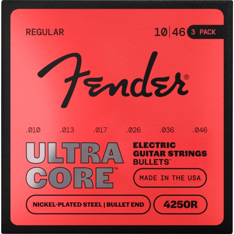 Fender UltraCore 4250R (3-Pack) - Sruny do gitary elektrycznej .010 - .046
