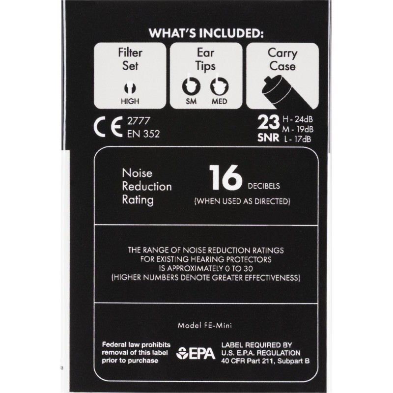 Fender Professional Hi-Fi Ear Plugs - Zatyczki do uszu