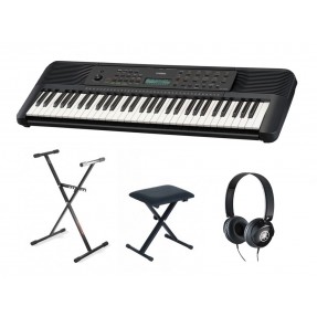 Keyboard Yamaha PSR-E283 + statyw + ława + słuchawki w zestawie