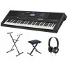 Keyboard Yamaha PSR-EW425 + statyw + ława + słuchawki w zestawie