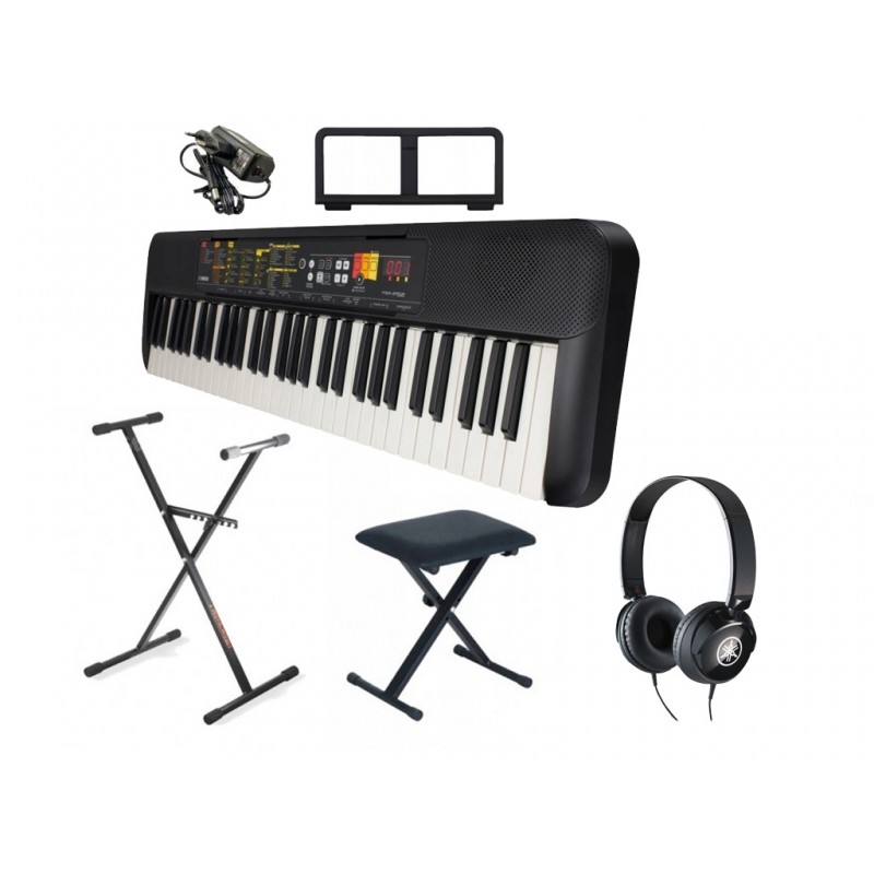 Keyboard Yamaha PSR-F52 + statyw + ława + słuchawki w zestawie