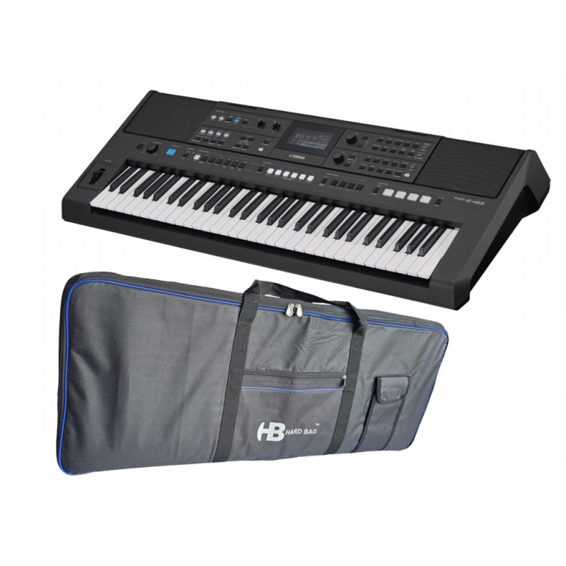 Keyboard Yamaha PSR-E483 z pokrowcem Hard Bag B32-61W